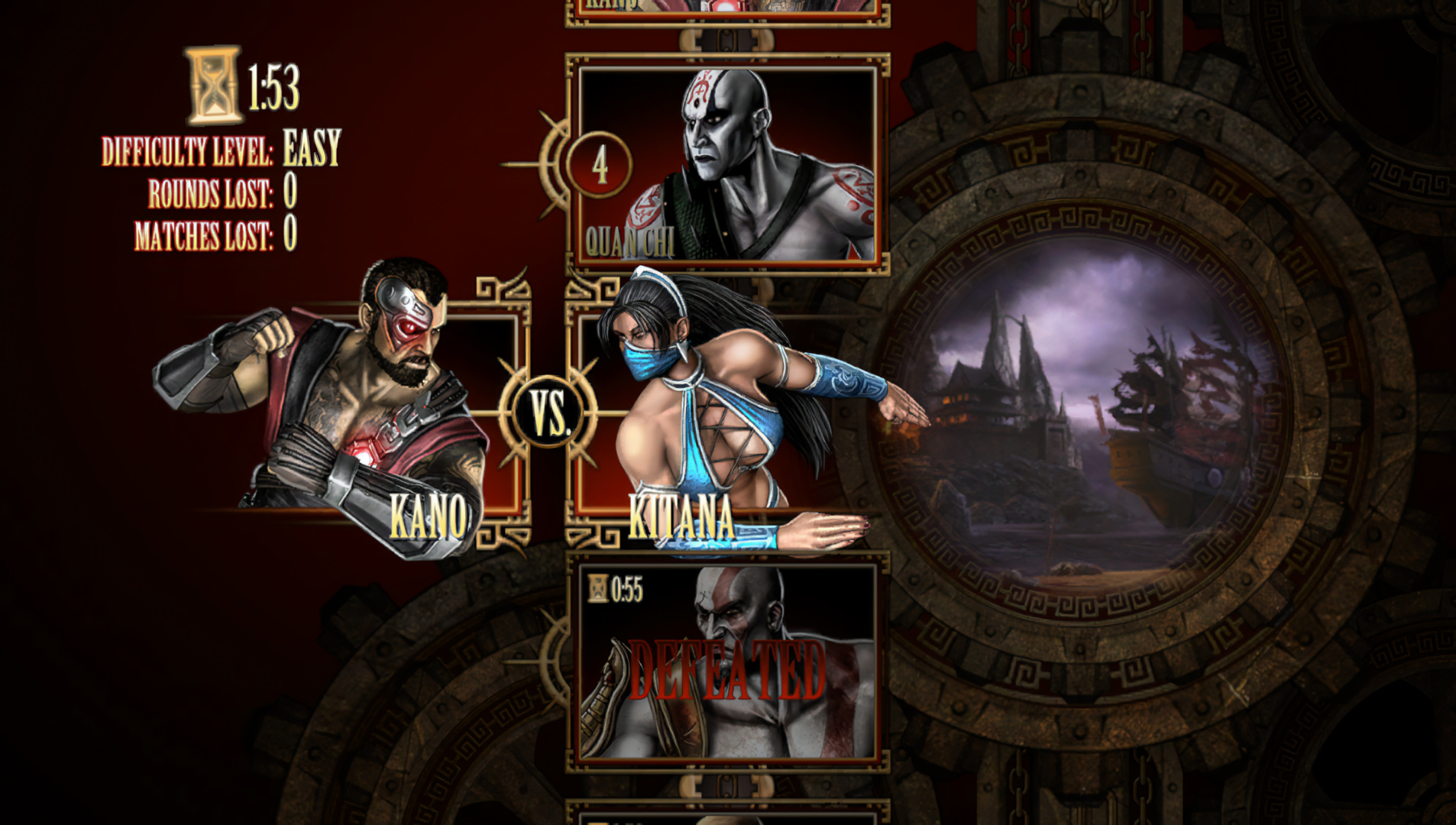 Mortal Kombat 9 - Baraka (Arcade Ladder) [Expert] No Matches