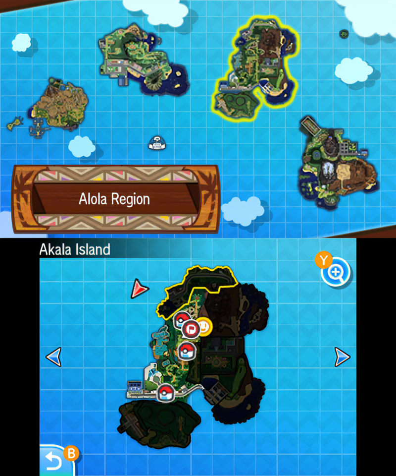 Alola Region Map : r/pokemon